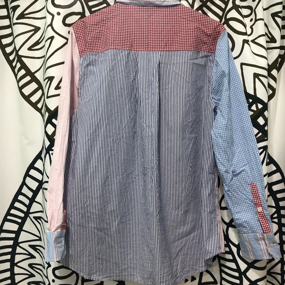 Lane Bryant Mixed Pattern Button Down - image 6